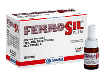 FERROSIL PLUS 12 FLACONCINI - Farmasanitas 