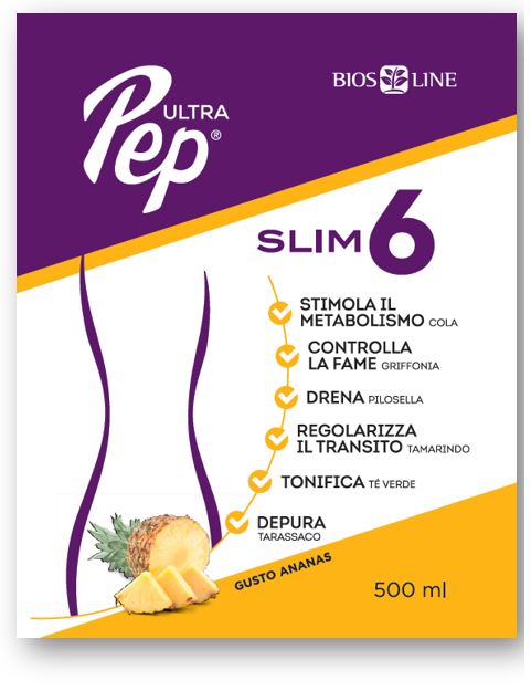 ULTRA PEP SLIM 6 ANANAS 500 ML - Farmasanitas 