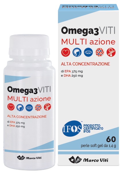 VITI OMEGA 3 MULTIAZIONE 60 PERLE PROMO - Farmasanitas 