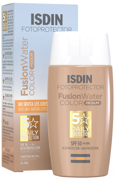 FOTOPROTECTOR FUSION WATER COLOR MEDIUM 50 ML - Farmasanitas 