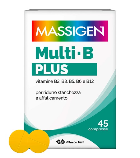 MASSIGEN MULTI B PLUS 45 COMPRESSE RIVESTITE - Farmasanitas 