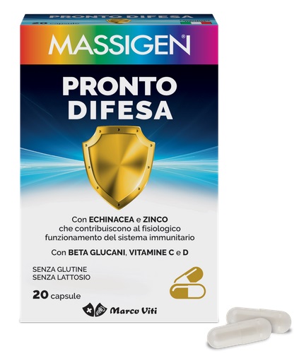 MASSIGEN PRONTO DIFESA 20 CAPSULE - Farmasanitas 