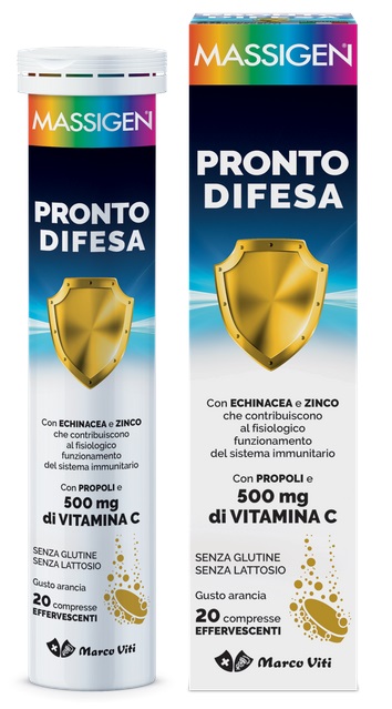 MASSIGEN PRONTO DIFESA 20 COMPRESSE EFFERVESCENTI - Farmasanitas 
