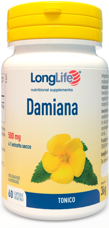 LONGLIFE DAMIANA 60 CAPSULE - Farmasanitas 
