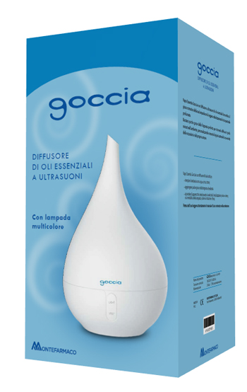 VAPO ESSENTIA GOCCIA DIFFUSORE ULTRASUONI ELETTRICO - Farmasanitas 