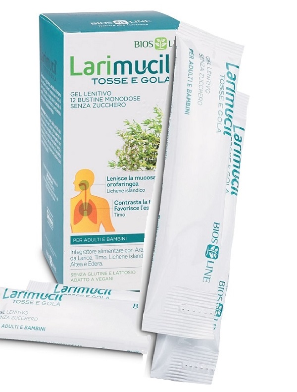 LARIMUCIL TOSSE GOLA 12 BUSTINE 10 ML - Farmasanitas 