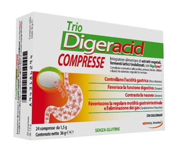 TRIO DIGERACID 24 COMPRESSE - Farmasanitas 