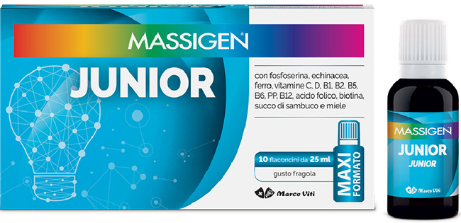 MASSIGEN JUNIOR 10 FLACONI DA 25 ML - Farmasanitas 