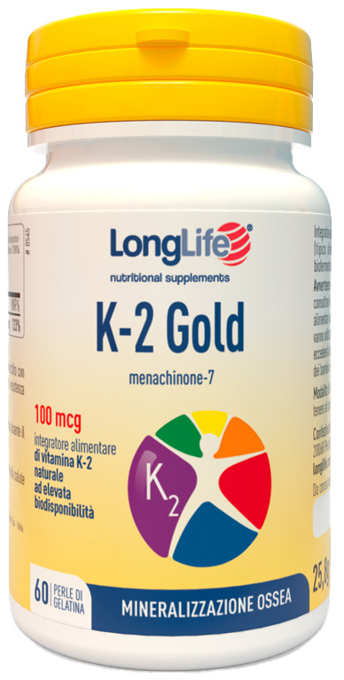 LONGLIFE K-2 GOLD 60 PERLE - Farmasanitas 