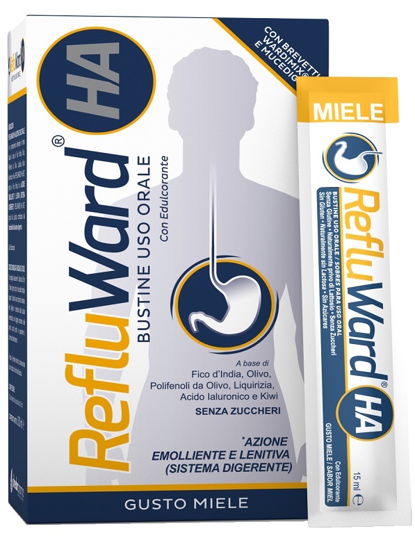 REFLUWARD HA 20 STICK X 15 ML GUSTO MIELE - Farmasanitas 