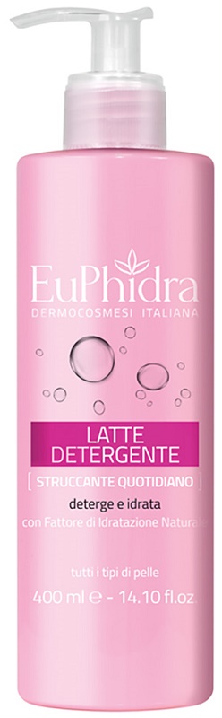 EUPHIDRA LATTE DETERGENTE STRUCCANTE QUOTIDIANO 400 ML - Farmasanitas 