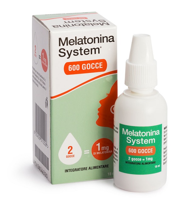 MELATONINA SYSTEM 600 GOCCE 18 ML - Farmasanitas 