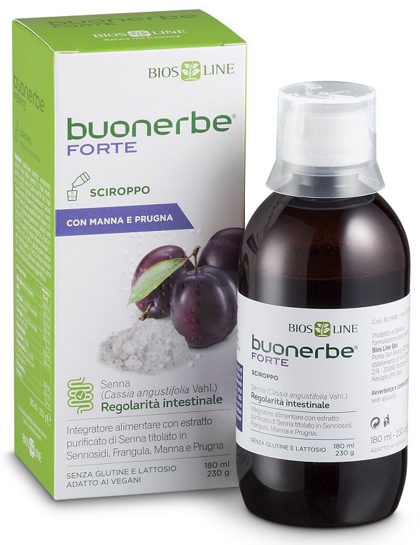BUONERBE FORTE SCIROPPO 180 ML - Farmasanitas 