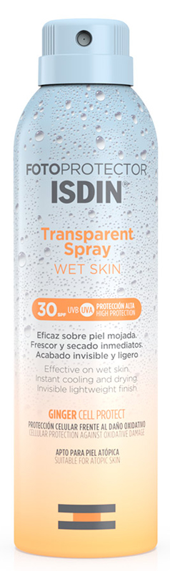 FOTOPROTECTOR TRASPARENT WET SPF30 250 ML - Farmasanitas 