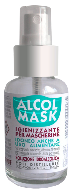 ALCOL MASK 50 ML IGIENIZZANTE MASCHERINE - Farmasanitas 