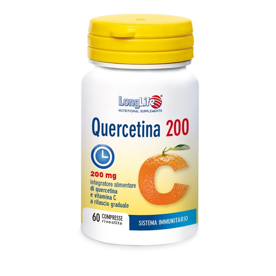 LONGLIFE QUERCETINA 200 60 COMPRESSE RIVESTITE - Farmasanitas 