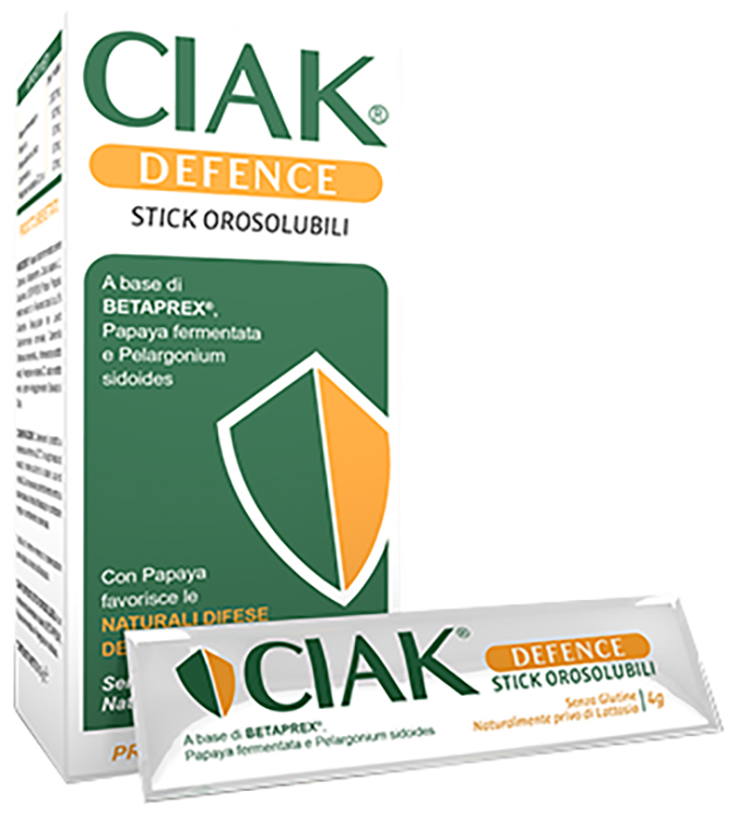 CIAK DEFENCE 15 STICK OROSOLUBILI - Farmasanitas 
