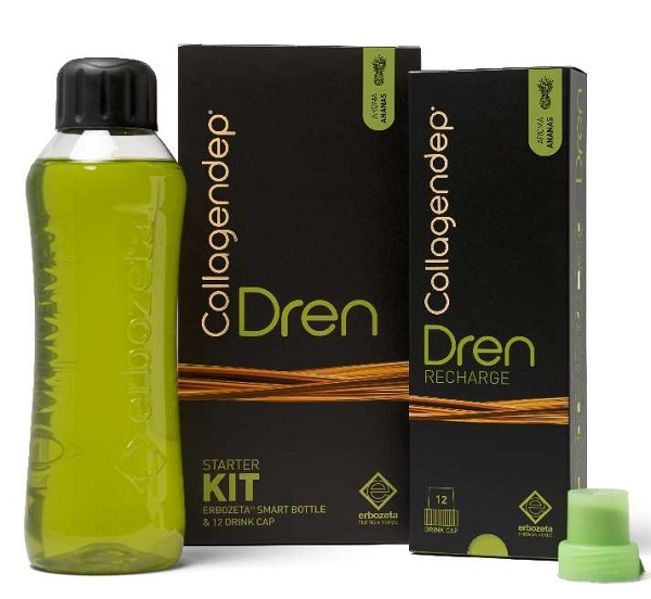 COLLAGENDEP DREN STARTER KIT 12 DRINK CAP + SMART BOTTLE - Farmasanitas 