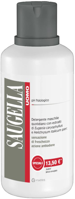 SAUGELLA UOMO DETERGENTE 500 ML TAGLIO PREZZO - Farmasanitas 