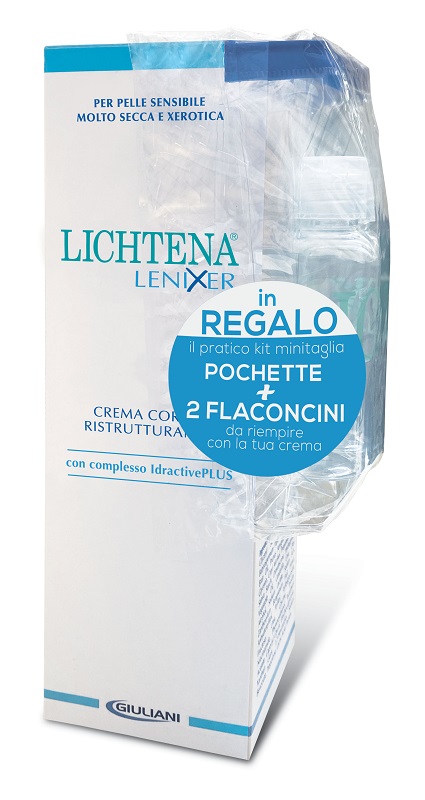 LICHTENA LENIXER CREMA 350 ML + POCHETTE + 2 FLACONCINI VUOTI - Farmasanitas 