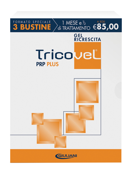 TRICOVEL PRP PLUS GEL PROMO 3 BUSTINE - Farmasanitas 