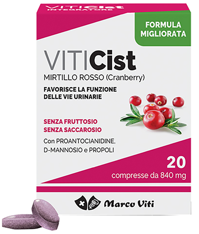 VITICIST MIRTILLO 20 COMPRESSE RIVESTITE - Farmasanitas 