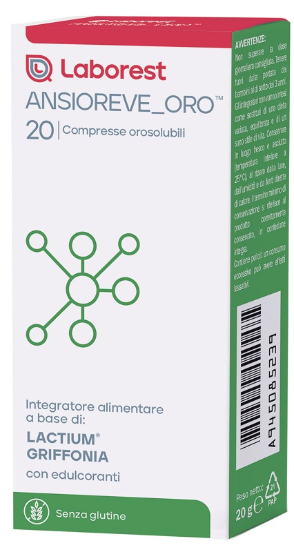 ANSIOREVE ORO 20 COMPRESSE - Farmasanitas 