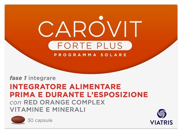 CAROVIT FORTE PLUS PROGRAMMA SOLARE 30 CAPSULE BL - Farmasanitas 