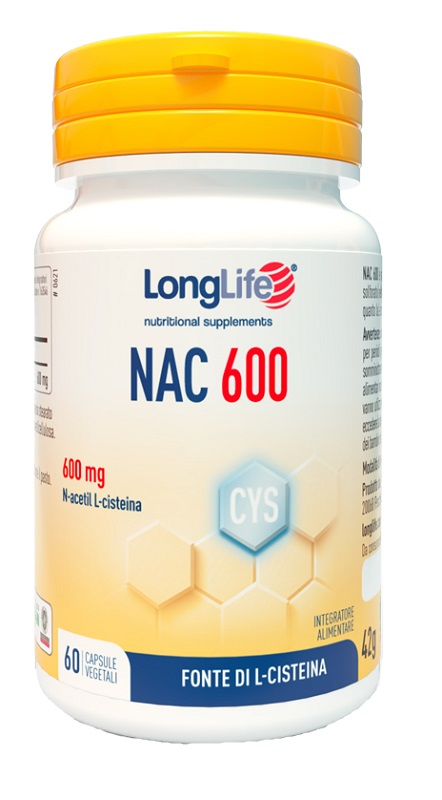 LONGLIFE NAC 600MG 60 CAPSULE - Farmasanitas 