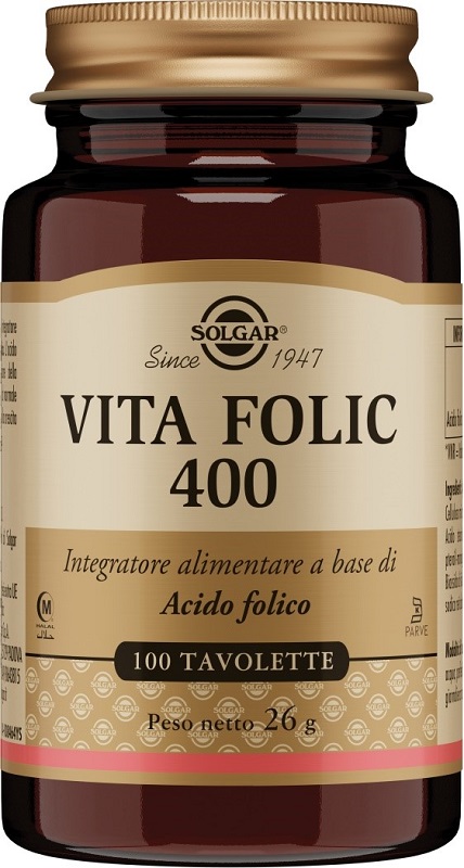VITA FOLIC 400 100 TAVOLETTE - Farmasanitas 