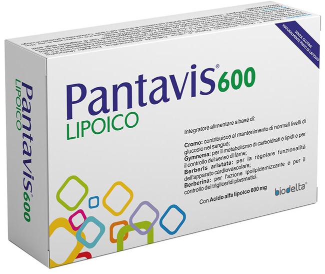 PANTAVIS 600 LIPOICO 30 COMPRESSE - Farmasanitas 