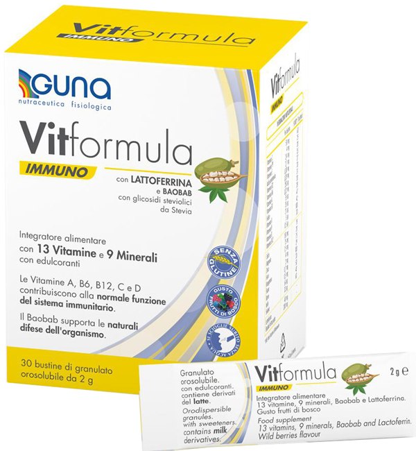 VITFORMULA IMMUNO 30 STICK DA 2 G - Farmasanitas 