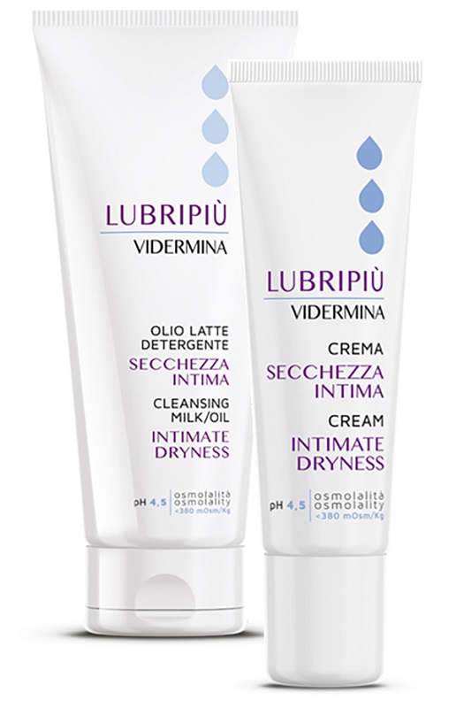 VIDERMINA LUBRIPIU' OLIO LATTE 200 ML + CREMA LUBRIFICANTE 30 ML - Farmasanitas 