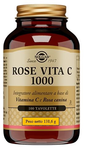ROSE VITA C 1000 100 TAVOLETTE - Farmasanitas 