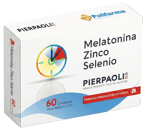 MELATONINA ZINCO SELENIO PIERPAOLI 60 COMPRESSE - Farmasanitas 