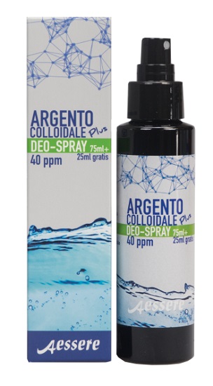 ARGENTO COLLOIDALE PLUS DEODORANTE SPRAY 75 ML + 25 ML - Farmasanitas 