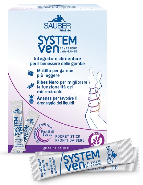 SAUBER SYSTEM VEN 30 STICK 10 ML - Farmasanitas 