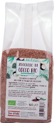 FIOR DI LOTO ZUCCHERO DI COCCO BIO 500 G - Farmasanitas 