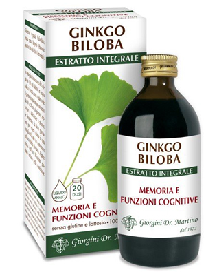GINKGO BILOBA ESTRATTO INTEGRALE 200 ML - Farmasanitas 