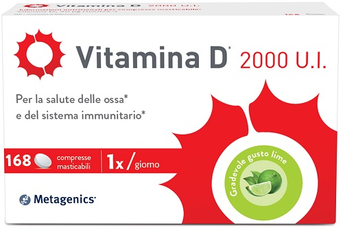 VITAMINA D 2000 UI 168 COMPRESSE MASTICABILI - Farmasanitas 