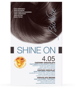 BIONIKE SHINE ON TRATTAMENTO COLORANTE CAPELLI CASTANO CIOCCOLATO 4.05 - Farmasanitas 
