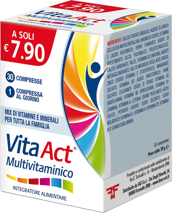 VITA ACT MULTIVITAMINICO 30 COMPRESSE - Farmasanitas 
