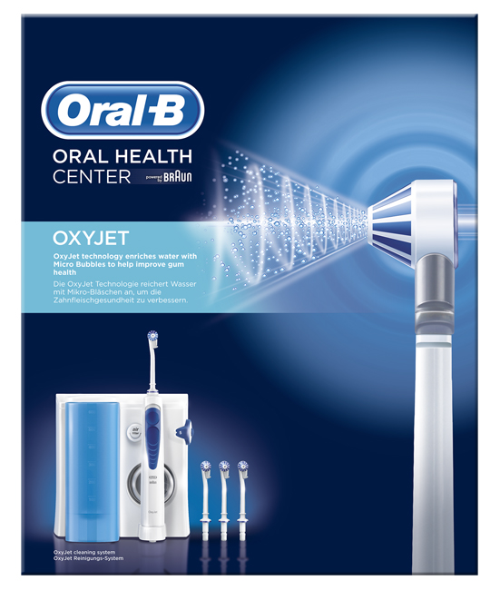 ORAL-B ORAL HEALTH CENTER IDROPULSORE OXYJET MD20 - Farmasanitas 