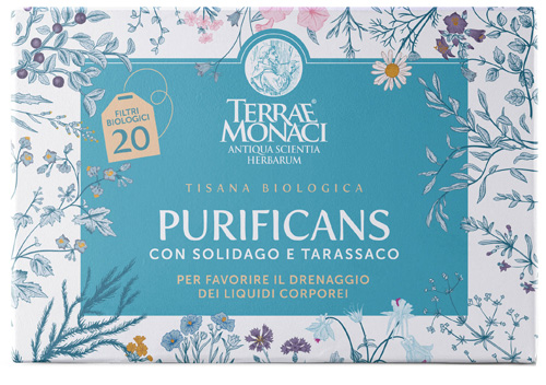 TERRAE MONACI PURIFICANS TISANA BIO 20 FILTRI - Farmasanitas 