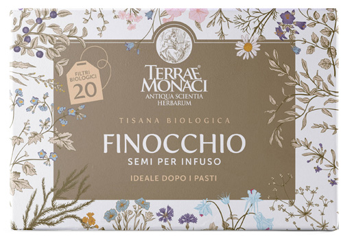 TERRAE MONACI FINOCCHIO TISANA BIO 20 FILTRI - Farmasanitas 