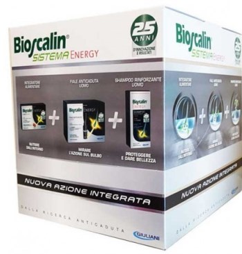 BIOSCALIN ENERGY COMPRESSE + FIALE + SHAMPOO PROMO - Farmasanitas 