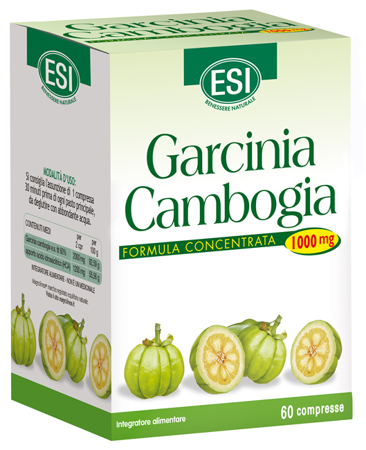 ESI GARCINIA CAMBOGIA 1000 MG 60 COMPRESSE - Farmasanitas 