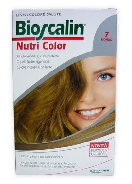 BIOSCALIN NUTRI COLOR 7 BIONDO SINCROB 124 ML - Farmasanitas 