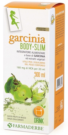 GARCINIA BODY SLIM GUSTO FRUTTI DI BOSCO 500 ML - Farmasanitas 