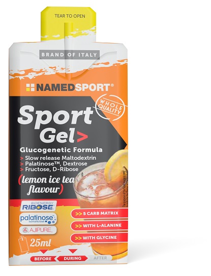 SPORT GEL LEMON ICE TEA 25 ML - Farmasanitas 